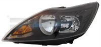 ФАРА ЛЕВАЯ FORD FOCUS 2 ЧЕРНАЯ ТЕМНАЯ МАСКА (08-10) ТАЙВАНЬ